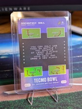 Bo Jackson Battle Arena Breakfast Ball BattleFoil BPL11 SSP Tecmo Bowl