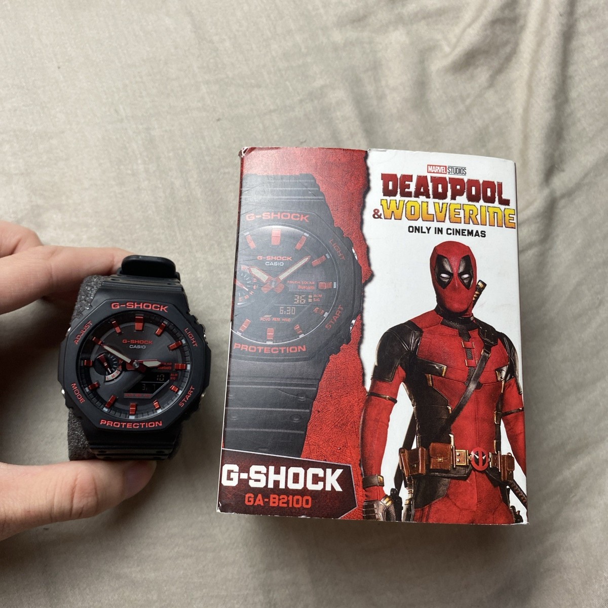 Casio G-Shock GA-B2100BNR-1AER-DP Deadpool Watch Marvel Studios | eBay