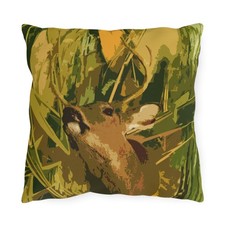 Deer Outdoor Pillow for Hunting Camp