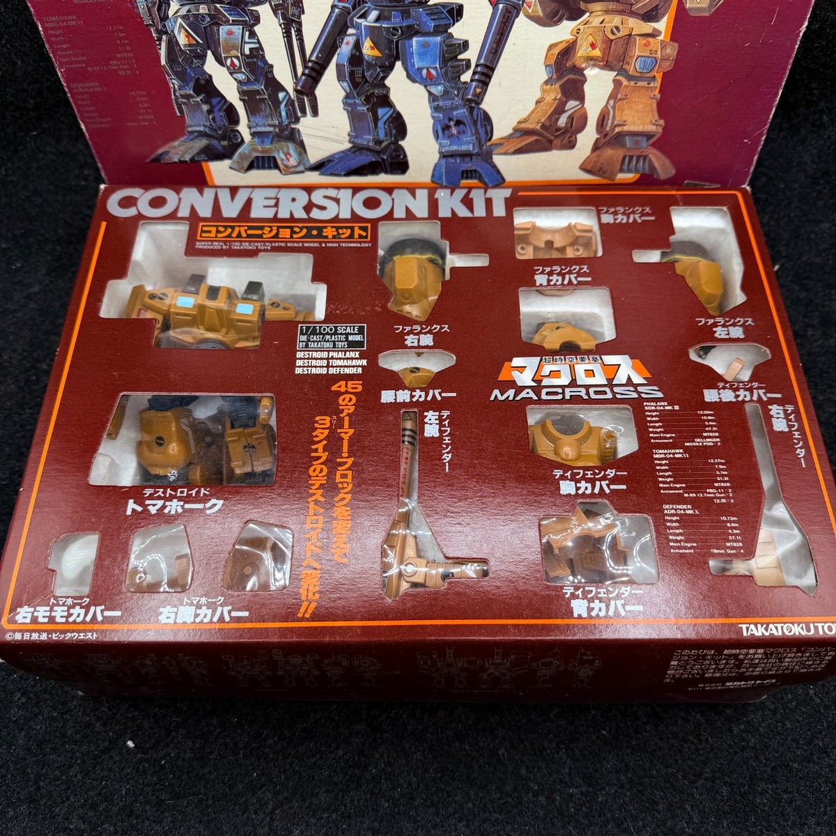 80's Takatoku Japan Macross 1/100 Destroid Conversion Kit NMIB