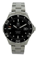 Tag Heuer 42mm Men's Aquaracer Automatic Black Dial Swiss Watch w/ B+P! WAN2110! 3