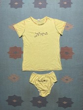 Vintage 70s t shirt  underwear set women  s briefs love rainbow novelty large