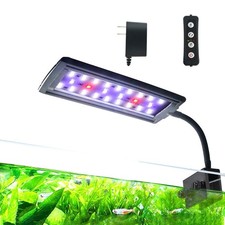 Clip on Aquarium LED Light,Fish Tank Light for 5-20 Gallon,with Timer Auto On...