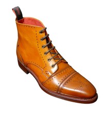 Jeffery-West Welted MAINLINE Page 'WARNEY' Honey Tan Cricket Derby Boot RRP £345
