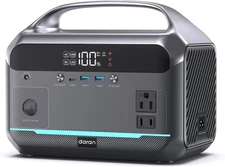Power Station 90,000mAh 288Wh LiFePO4 w/ 2× 350W (600W Surge) 110V AC Outlets