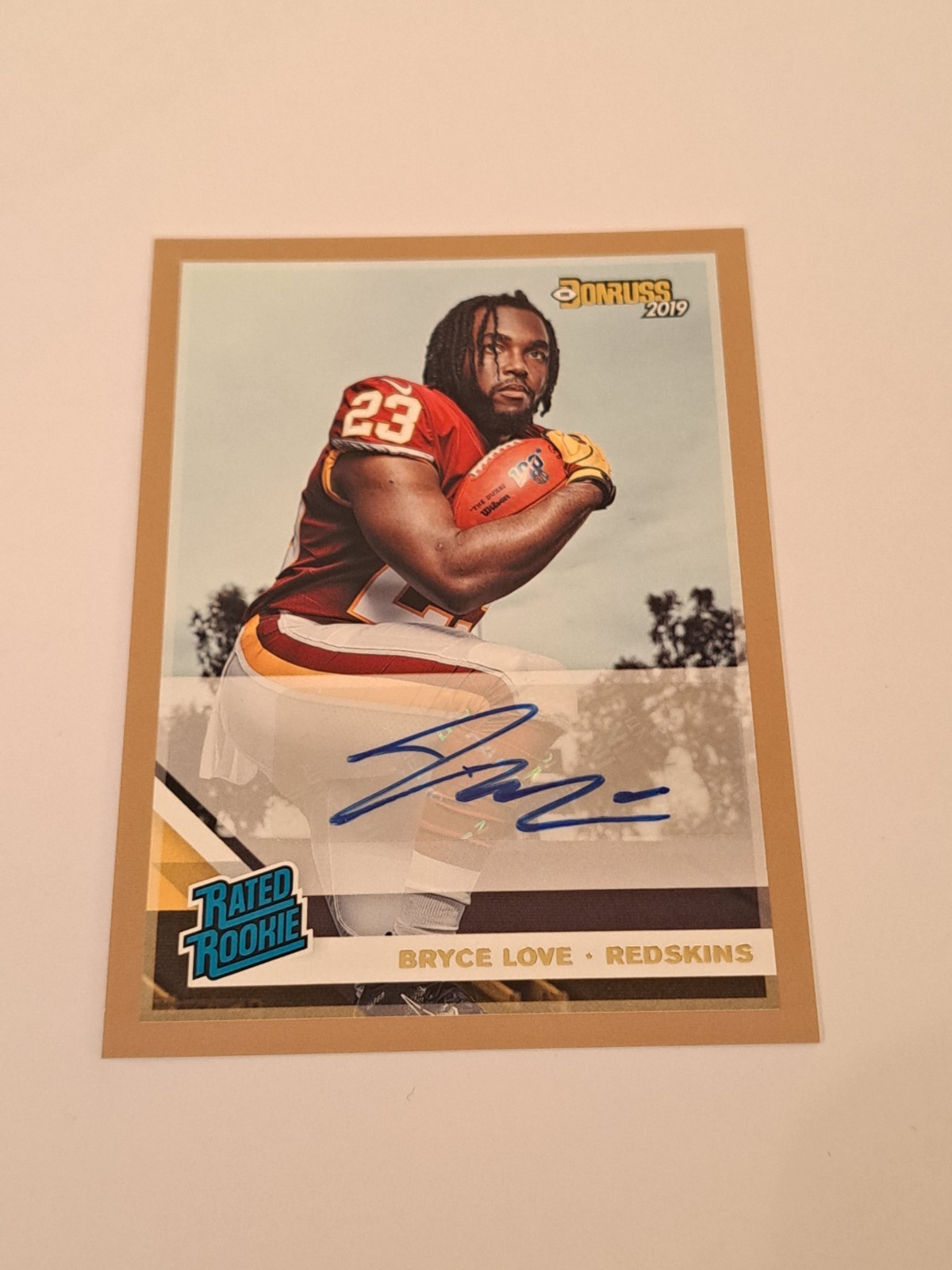 Bryce Love Panini Donruss #332 Autograph-Bronze