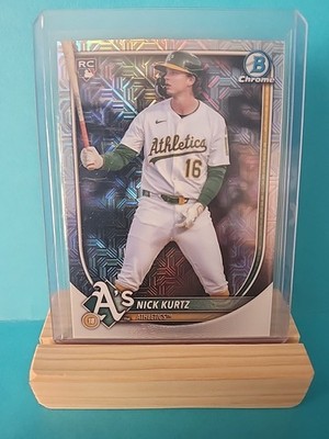 2025 Bowman Chrome - Nick Kurtz #93 Mega Box Mojo Refractor (RC)