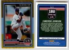 Cameron Johnson 2023 USA Baseball Stars & Stripes Bronze Silver Gold #53