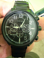 Imagen de Citizen Eco-Drive B620-S104327 Black Chronograph Men’s Watch w/ Box