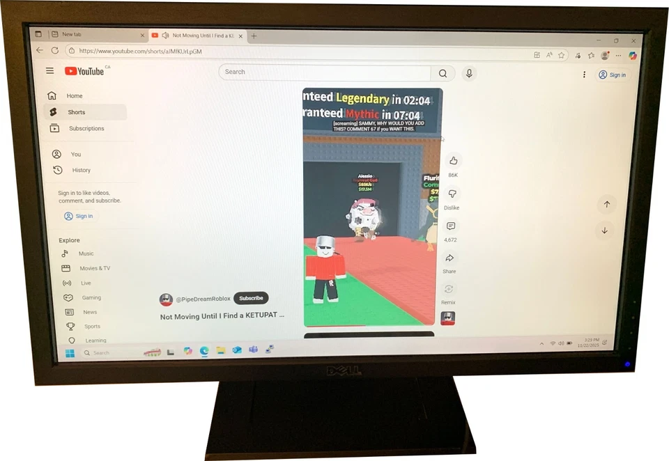 Dell E2310Hc 23" 16:9 Widescreen LCD Monitor with Stand and Cables - Tested - Image 2 of 4