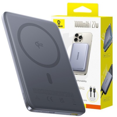 Baseus Powerbank PicoGo AM41 Ultra Slim 10000mAh 27W Qi2 Magnetische Powerbank