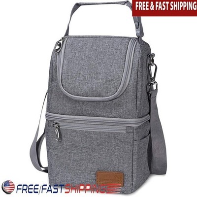 Insulated Baby Bottle Bag Detachable Wine Carrier Cooler Stroller Compatible New