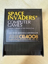 Space Invaders Atari 400/800/XL/XE Game Cartridge