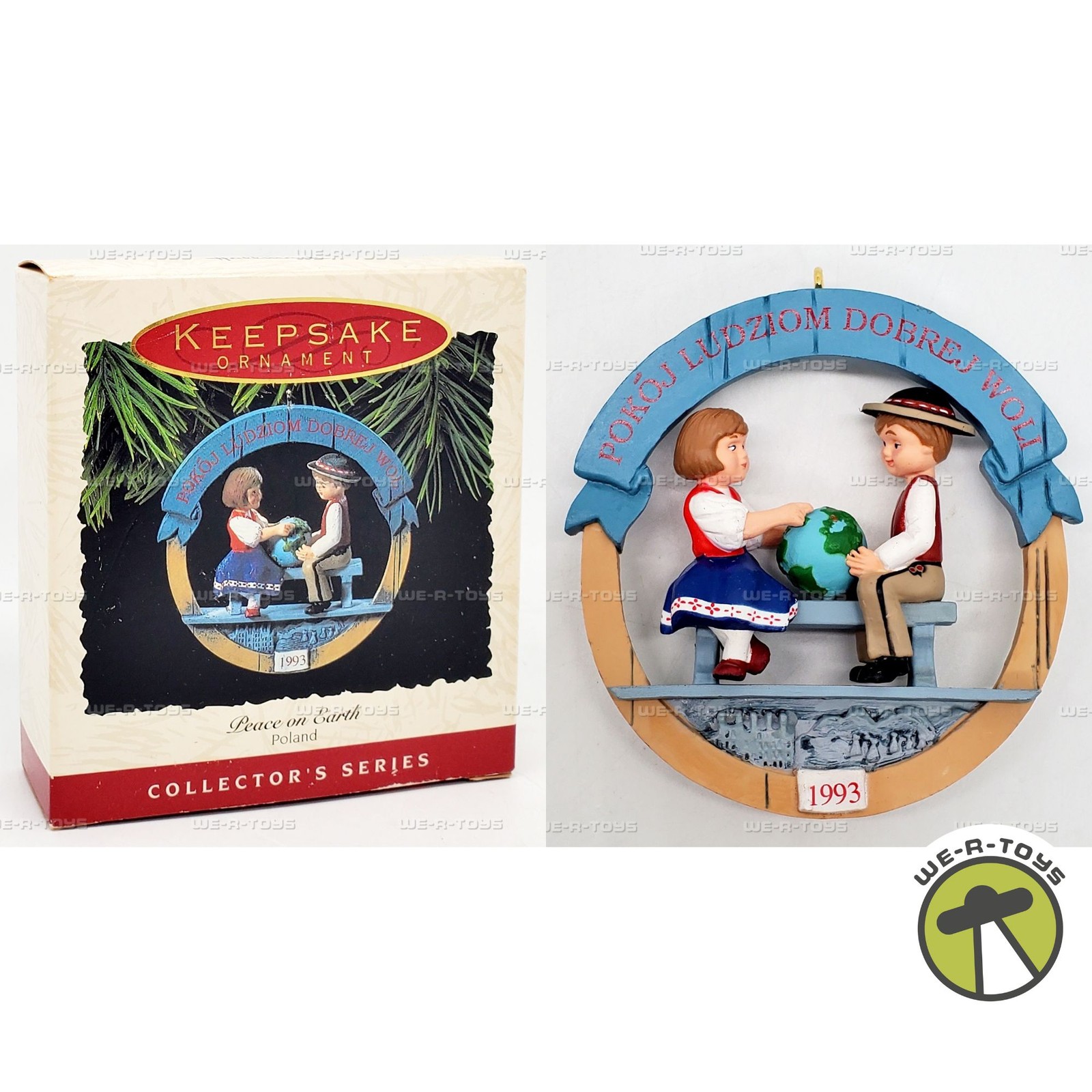 Hallmark Keepsake Ornament Poland Peace On Earth Series 1993
