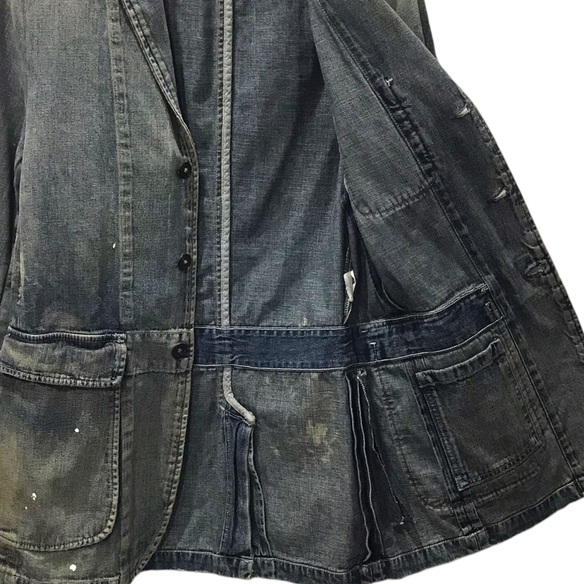 RRL Processed Denim Jacket Indigo Size S 040125 DOUBLE RL