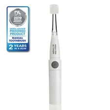 Brilliant Lumi Sonic Travel Toothbrush Plus 3 Heads AAA Battery Micro Bristles