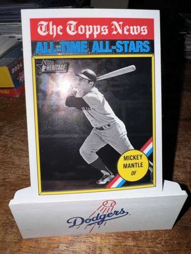 Mickey Mantle #349 Topps Heritage 2025 The Topps News All Time All Stars Chrome - 第 8/9 張圖片