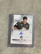 RC Sam Colangelo 2024-25 SP Authentic Future Watch Rookie Auto /999 #140 Anaheim