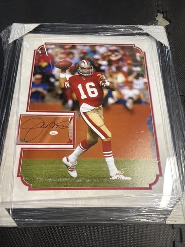 Joe Montana Signed Poster 1995 PSA DNA Authentic MC 39x18 49ers NFL HOF