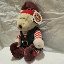 STARBUCKS Bearista Bear  Holiday ELF  2001   Christmas  NEW WITH TAG 