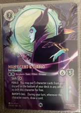 Maleficent and Diablo - Enchanted, Lorcana, Attack of the Vine 226/207