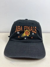 Phoenix Suns Hat Cap Strap Back Black Orange NBA Basketball Finals 2021 Mens