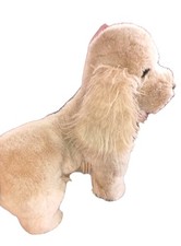 Vintage R. Dakin Co. Cocker Spaniel Plushie 1970-1980's Beautiful Glass Eyes