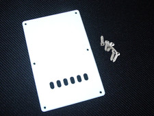 Fender Squier WHITE BACKPLATE Strat Stratocaster Electric Guitar Back Plate