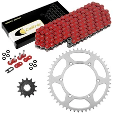 Red O-Ring Drive Chain & Sprockets Kit for Kawasaki KX450F KLX450R 2006-2017