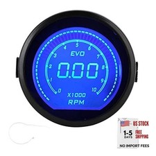 Car Tachometer, 2in LCD Digital Tachometer RPM Meter Universal for 12V Car