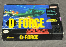 D-Force Snes Box Only Super Nintendo Original box
