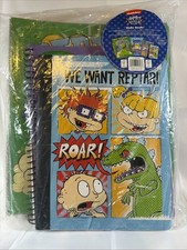 New Rare Rugrats Binder Bundle. Composition Book, Notebook,  Folder Nickelodeon