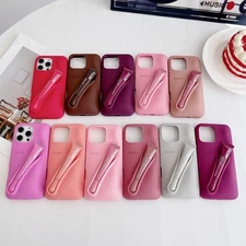 Rhode "Summer Lip Gloss" & 3D Silicone Case For iPhone 17 Pro Max 16 15 14 13 12