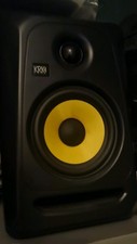 KRK Rokit RP5 G4 Studio Monitor Speakers, 5", Black/Yellow (Pair)