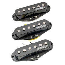 Wilkinson M Series Black High Output Alnico 5 Guitar ST Single Coil Pickups Set
