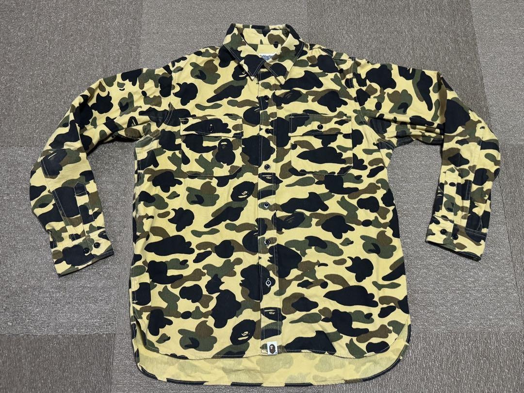 BAPE Camo Long Sleeve Shirt Precious 529778 Urban Streetwear