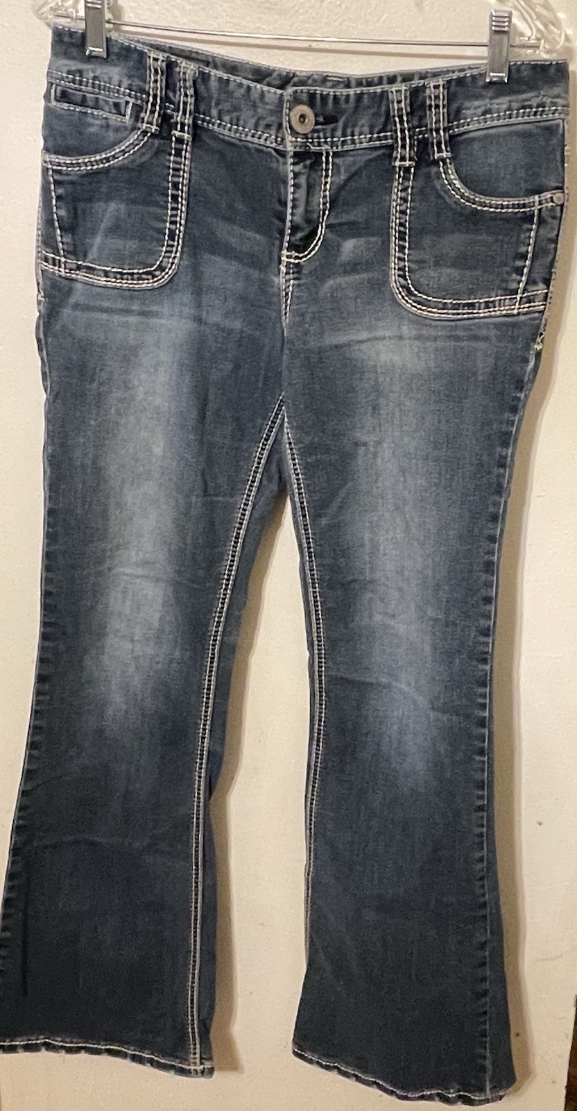 Maurices Women's Blue Stretch Denim Jeans, Size 9/10 Regular