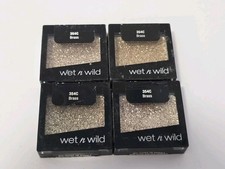 Wet n Wild Color Icon Glitter Eyeshadow 354C Brass QTY:4 Sealed New Cruelty Free