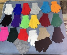 Children Gloves 20 Pairs Winter Stretch Gloves Boys Girls Knit Gloves