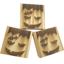 1308 Natural Frankie Blocks chewable wooden foot toy 3 pack for medium birds USA