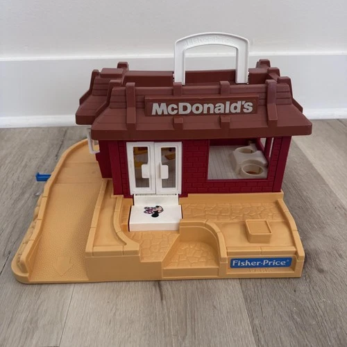 Vintage 1989 Fisher-Price McDonald's Playset Restaurant Toy USA
