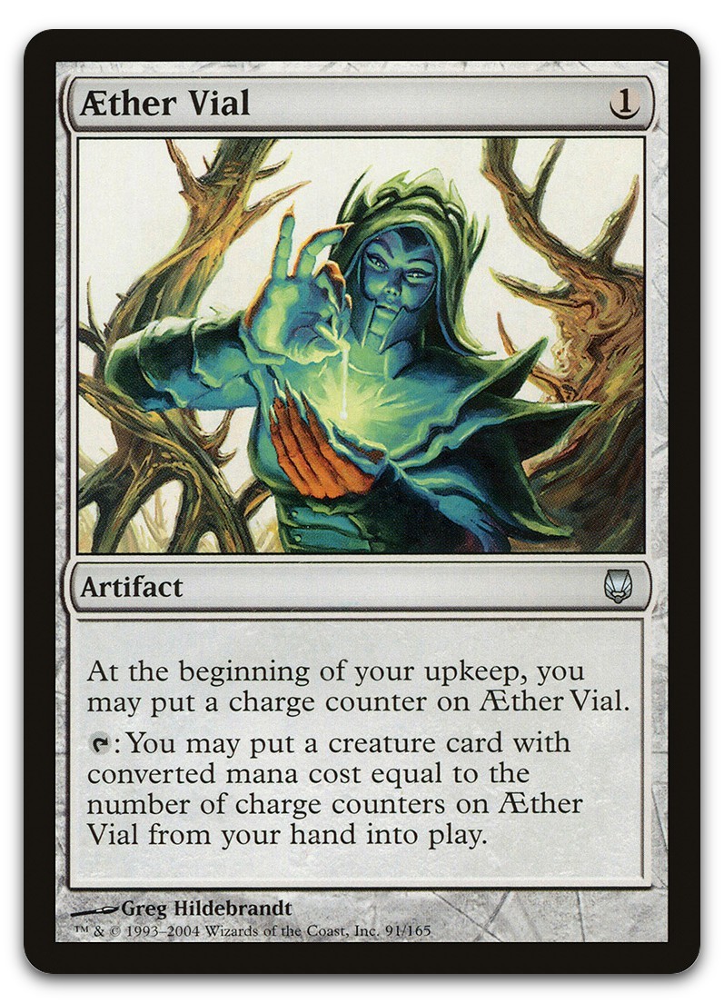 Aether Vial #91 (NM) Darksteel DST Magic MTG