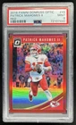 2018 Panini Donruss Optic Patrick Mahomes II Red Prizm #/99 Chiefs PSA 9