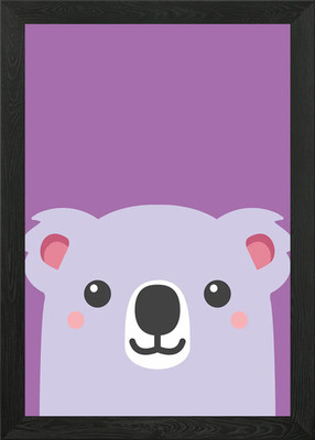 Cartoon Koala gerahmtes Wandbild Poster Leinwanddruck Bild