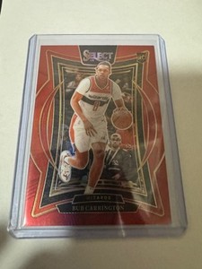 2024-25 Select Bub Carrington #81 Concourse Red Prizm RC /199 Wizards