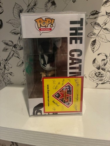 Funko Pop Rocks Kiss The Catman #474 Signed By Peter Criss Vinyl Figur Collecti - Bild 2 von 4