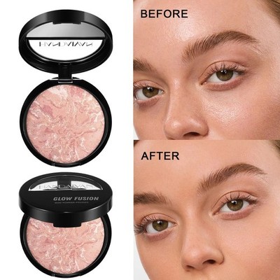 7 Farben Baked Duo Matte Puder Foundation wasserfest volle Abdeckung langanhaltend