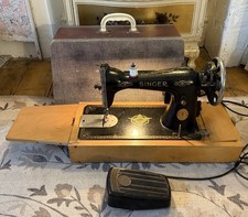 Singer 1945 15K Electric Sewing Machine Working Case Spares Or Repair