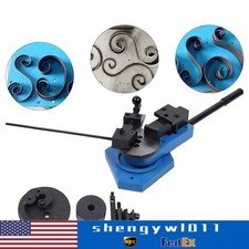 Bender Flat Round Square Angle Bar Bending Machine Metal Scroll Bending Tool NEW