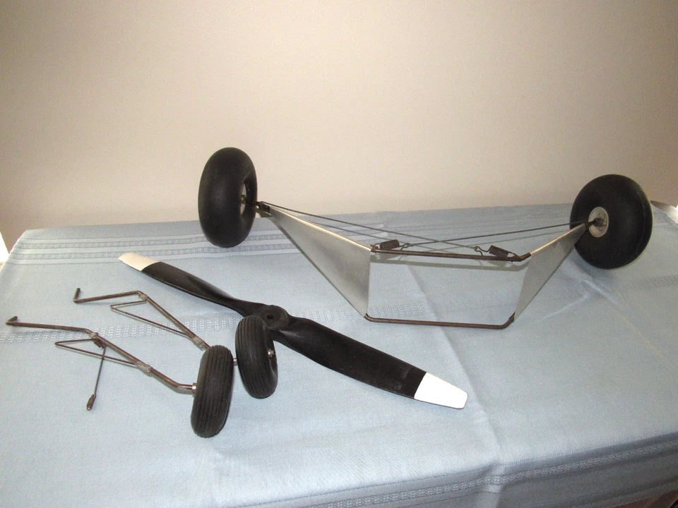 Винтажный RC самолета детали пропеллер Dynathrust/колеса Du-Bro самолета 6.00/3.50T - Изображение 2 из 4